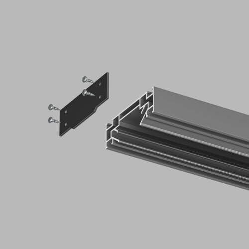 TR3060-AL Торцевые заглушка для профиля TR3030-AL (комплект 2 шт). Фото 2