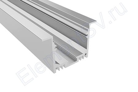 Профиль алюминиевый прямоугольный 4L-4932-V ANOD