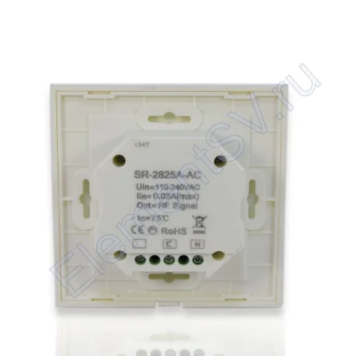 Сенсорная панель диммер SR-2825A-AC (4 зоны) - фото 3.