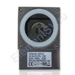 Светильник UCR7510 BRA, GU10 CFL
