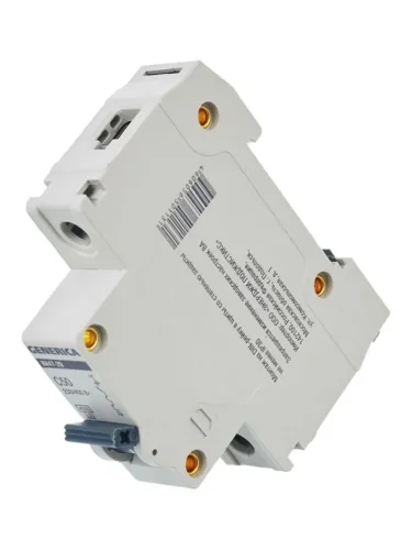 Выключатель автоматический модульный 1п C 50А 4.5кА ВА47-29 GENERICA MVA25-1-050-C - фото 6