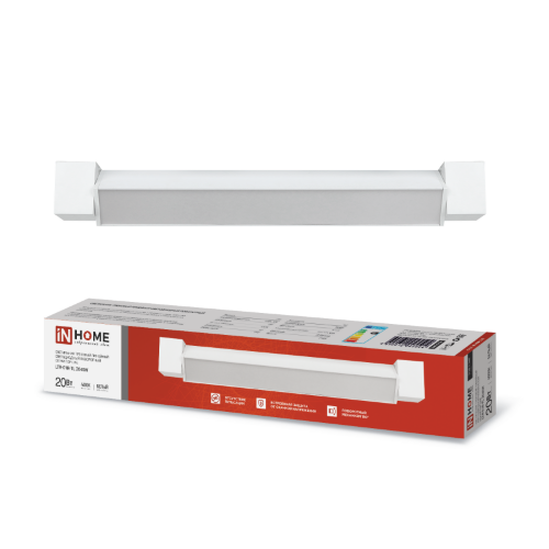 Светильник трековый линейный светодиодный поворотный LTR-01R-TL 2040W 20Вт 4000К 345мм 120 градусов белый серии TOP-LINE IN HOME - Фото