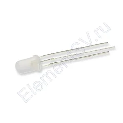 Светодиод ICL-5mm LE77 (red/green, 1000/2000 mcd, fog, общий катод)