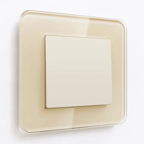 Выключатель одноклавишный проходной (айвори матовый) W1112062 - фото 2