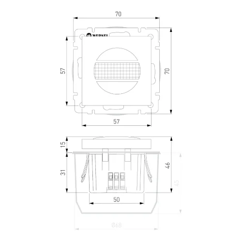 Датчик движения (белый) W1155101 - фото 7