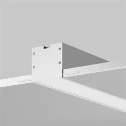 Алюминиевый профиль встраиваемый скрытого монтажа 72x36 (Серебро, 2 м), ALM-7236T-S-2M 636010 (Серебро) 636010