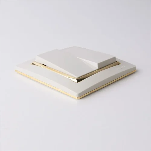 Выключатель двухклавишный (слоновая кость) W1120003 - фото 3