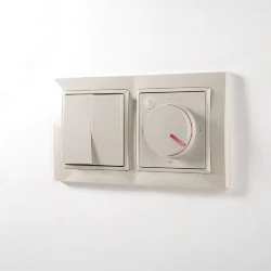 Выключатель двухклавишный (слоновая кость) W1120003