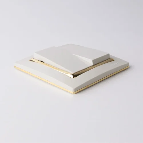 Выключатель двухклавишный (слоновая кость) W1120003 - фото 3