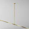 Крепление потолочное Long одинарное 700мм Flarity латунь (Латунь) TRA159C-S1-BS - фото 5