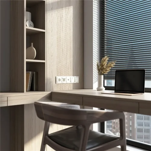 Рамка из поликарбоната на 5 постов Snabb Basic слоновая кость W0052003 - фото 3