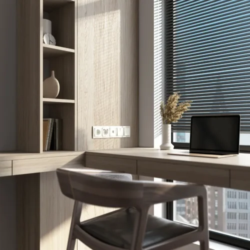 Рамка из поликарбоната на 5 постов Snabb Basic слоновая кость W0052003 - фото 4