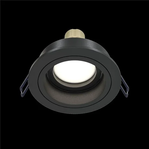 Встраиваемый светильник Atom GU10 10Вт (Черный) - фото 3