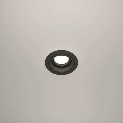 Встраиваемый светильник Atom GU10 10Вт (Черный) - фото 5