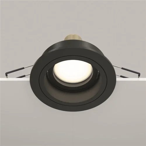 Встраиваемый светильник Atom GU10 10Вт (Черный) - фото 6