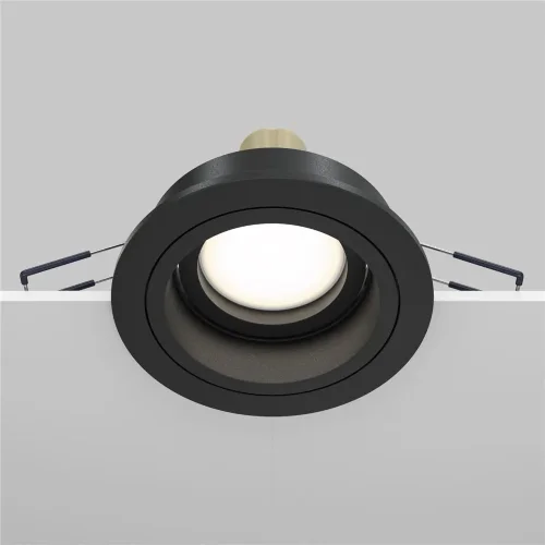 Встраиваемый светильник Atom GU10 10Вт (Черный) - фото 12