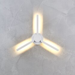 Пылевлагозащи<wbr>щенный светодиодный светильник с поворотным механизмом Lever IP54 1665 Techno LED белый