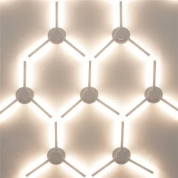 Пылевлагозащи<wbr>щенный светодиодный светильник с поворотным механизмом Lever IP54 1665 Techno LED белый (040501)