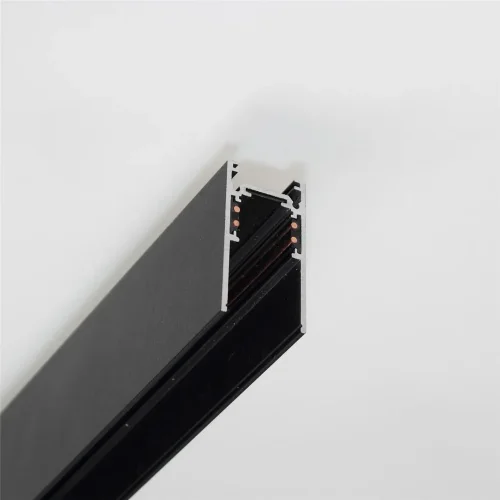 Трек для магнитных светильников 1,5м S20 MX15 (подвесной, черный) - фото I