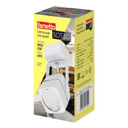 DLC-S611 GU10 WHITE Светильник декоративный накладной, серия Sotto, Без лампы, цоколь GU10, Металл, Белый, TM Fametto