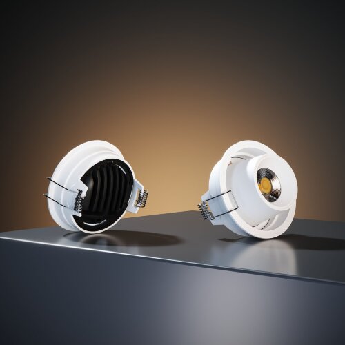 Потолочный светодиодный светильник поворотный Conner 8W 4000K белый - Фото 4