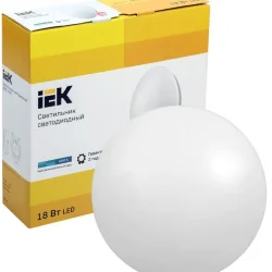 Светильник светодиодный ДПБ 1002 18Вт 4000К IP20 круг бел. IEK LDPB0-1002-18-4000-K01