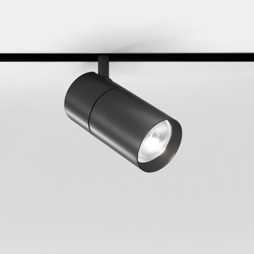 Slim Magnetic Трековый поворотный светильник R02 12W 4200K черный - фото 1