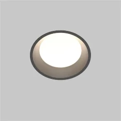 Встраиваемый светильник Okno 3000-4000-6000K 12W 100° IP 44 (Черный)