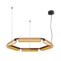 Подвесной светильник Flat 3000К 60Вт (Черный)