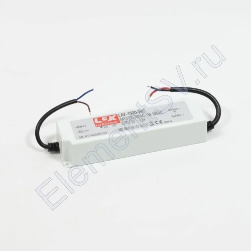 Блок питания LAV-150D-24C (24V, 150W, 6,25A, IP67) - фото.