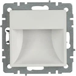 Подсветка светодиодная BRITE встраив. ПЛ20-БрБ механизм бел. IEK BR-FL20-K01