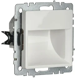 Подсветка светодиодная BRITE встраив. ПЛ20-БрБ механизм бел. IEK BR-FL20-K01