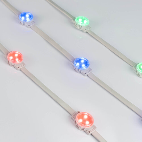 Модуль управляемый SPI-F3-D30 12V RGB-RAM-Auto (0.6W, IP68, 120 deg) (Arlight, Пластик, 3 года) - фото 1