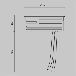 Светодиодный модуль 7W 3000K 110° (Белый)