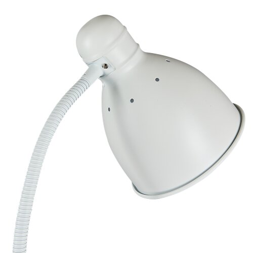 UML-T701 E27 WHITE Торшер напольный под лампу Е27, 60W, с регулировкой наклона, Механический выключатель, Белый - фото 2