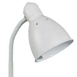 UML-T701 E27 WHITE Торшер напольный под лампу Е27, 60W, с регулировкой наклона, Механический выключатель, Белый