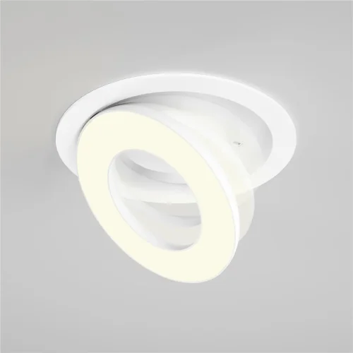 Встраиваемый светильник Vector 3000K 12Вт 110° (Белый) - фото 6