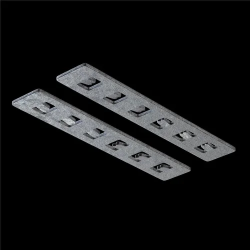 Коннектор прямой 2 шт. Exility встраиваемый серый (Серый) - фото 6