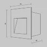 Подстветка для лестниц Арка / Агса 3000К 3Вт IP 65 (Белый) O038-L3W - фото 7