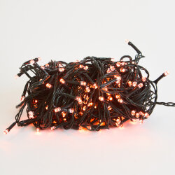 ULD-S2000-200-DGA AMBER IP20 Гирлянда светодиодная, 20м, 200 светодиодов, Янтарный свет, Провод зеленый