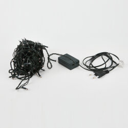 ULD-S2000-200-DGA AMBER IP20 Гирлянда светодиодная, 20м, 200 светодиодов, Янтарный свет, Провод зеленый