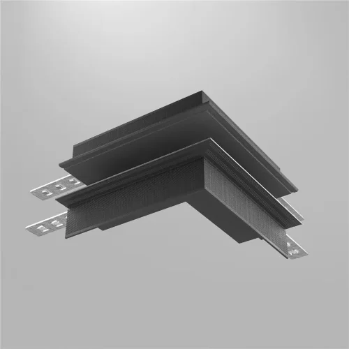 Коннектор внешний Exility встраиваемый под ГКЛ 9,5мм, черный (Черный) - фото