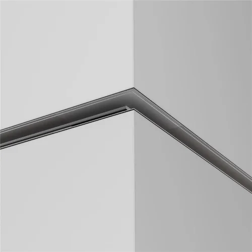 Коннектор внешний Exility встраиваемый под ГКЛ 9,5мм, черный (Черный) - фото 4