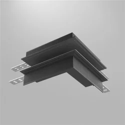 Коннектор внешний Exility встраиваемый под ГКЛ 9,5мм, черный (Черный)