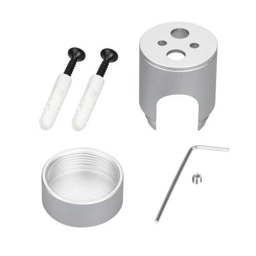 Крепление MOONLIGHT-CYL-D18-SILVER (Arlight, Металл) - фото 1