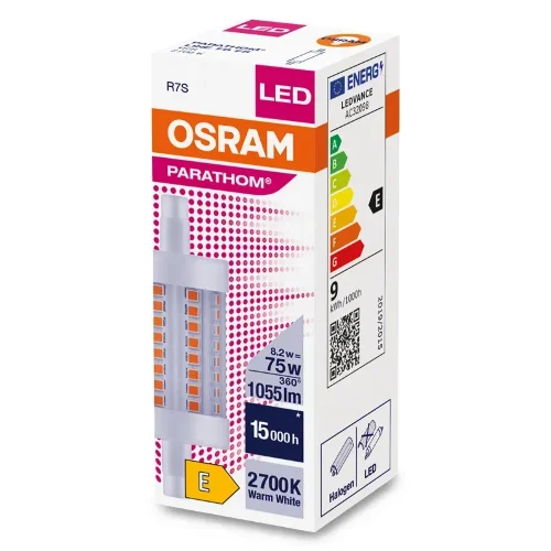 Лампа светодиодная 8.2W/2700K (=75W) 78mm R7s 220V | PARATHOM Special LINE | - OSRAM. Фото 3