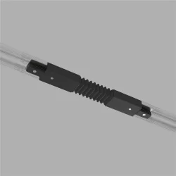 Гибкий коннектор для однофазного шинопровода черный TRC-1-1-FLEX-BK (039588)