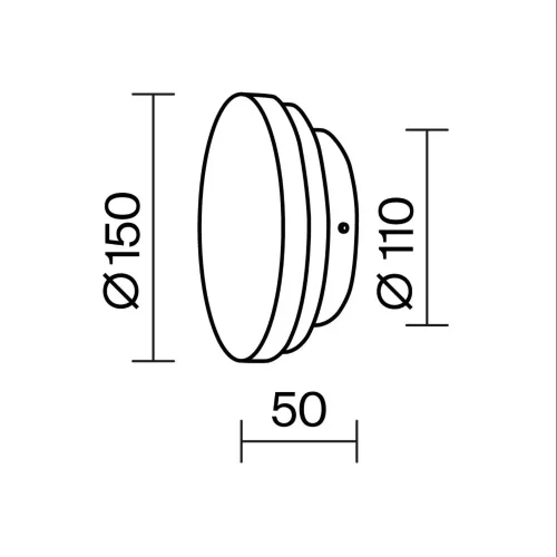 Настенный светильник (бра) Basic Texture 2700-4000К 5Вт (Черный) - фото 5