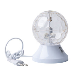 ULI-Q311 3.5W-RGB WHITE Светодиодный светильник-проектор, Кабель с вилкой, 220В, Диаметр 10см, Белый.