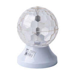 ULI-Q311 3.5W-RGB WHITE Светодиодный светильник-проектор, Кабель с вилкой, 220В, Диаметр 10см, Белый.